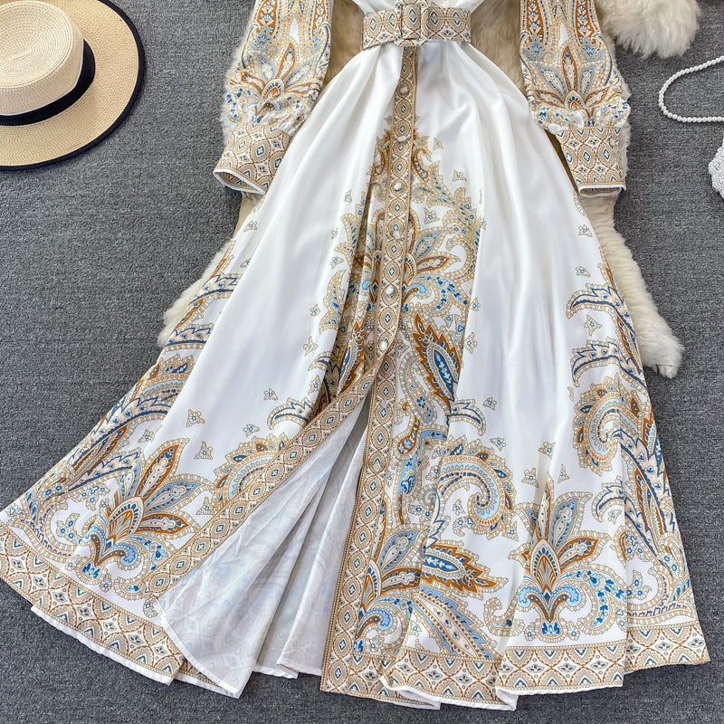 High end light luxury single breasted skirt  3114