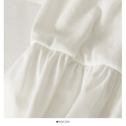 French waist closing slim Strapless conjoined shorts for women  2685