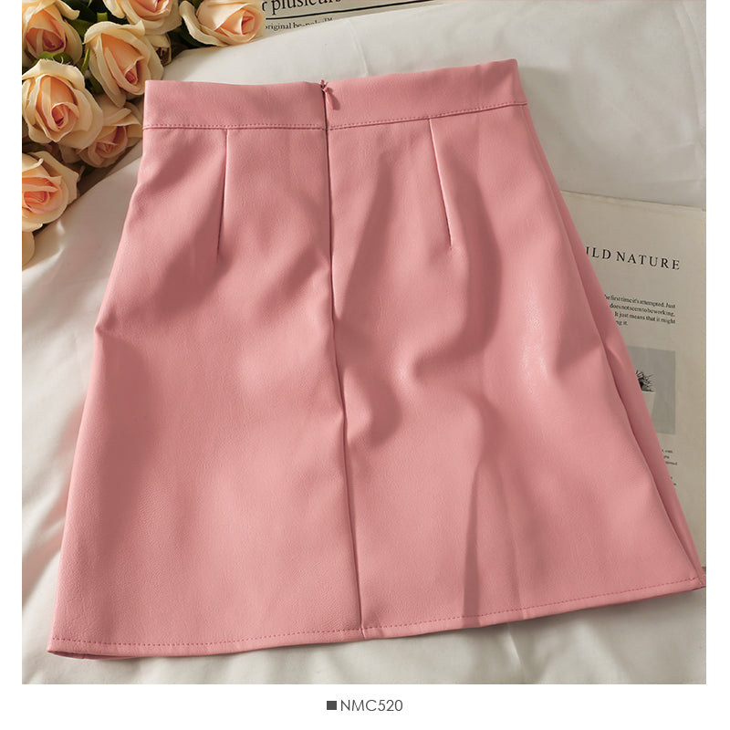 A-line skirt women's autumn dress anti slip Hip Wrap Skirt  2497