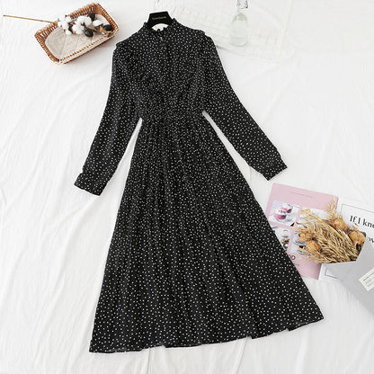 New style with long coat and French pleated skirt inside  2401