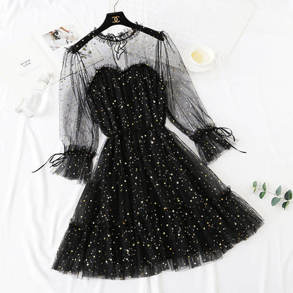 Popular wisdom smoked French Platycodon grandiflorum French bottom mesh skirt  2141