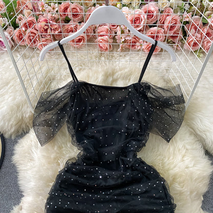 Glittering Sequin mesh super Fairy Dress  3164