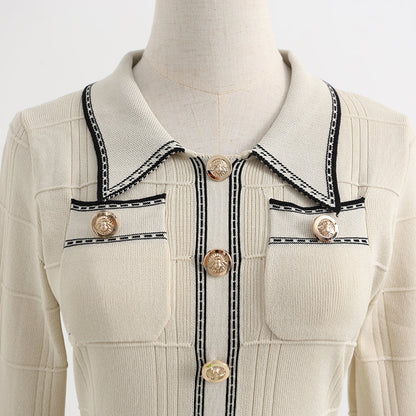 Aging Hepburn style small black skirt French retro literature bottomed long skirt  2230