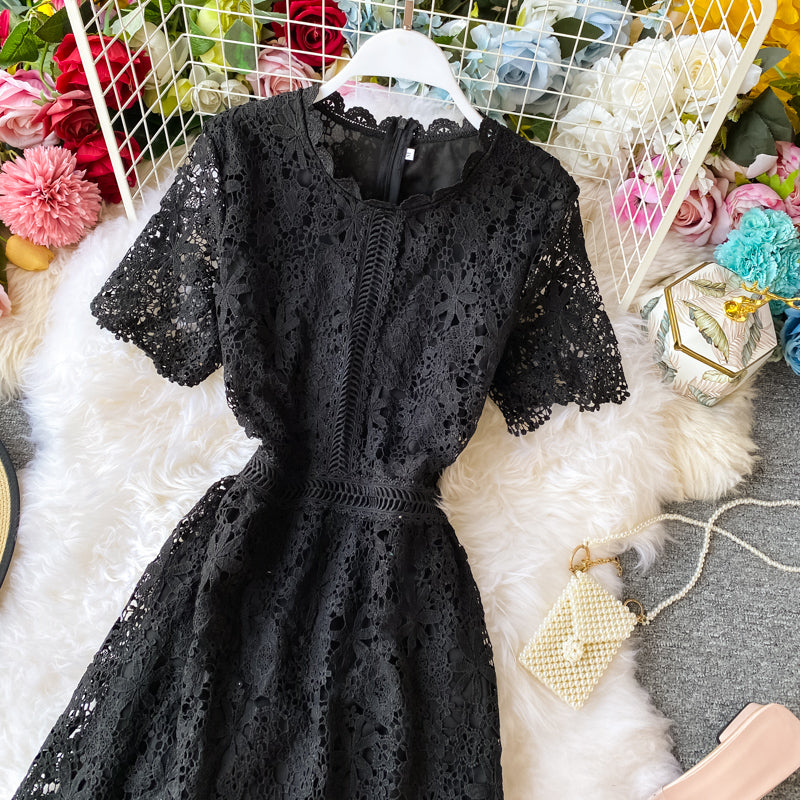 Knee length lace sweet fairy skirt  3403