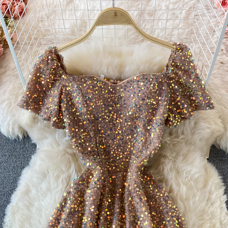 Light luxury high-end dress sequins  2899