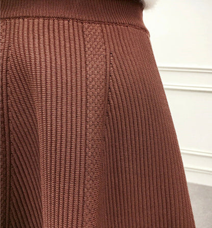 Cute knitted skirt short skirt  3478