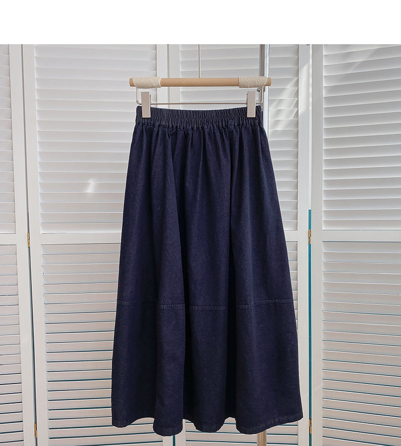 Korean slim casual A-line dress  5795