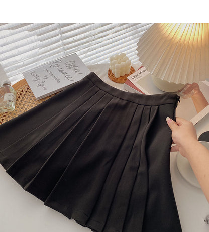 Korean version of high waist and small man, fashionable, thin, hip covering skirt  5447