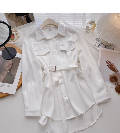 New Korean minority design lace up top  6350