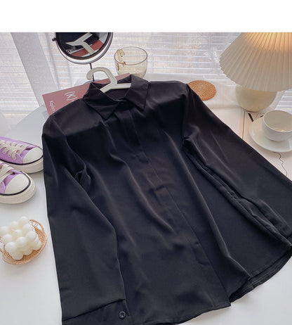 Casual outside with long sleeve top solid shirt  6262