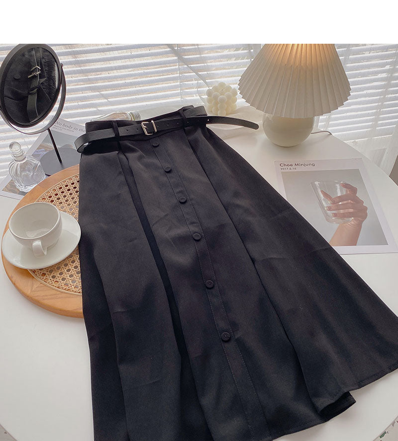 New fashion harbor style A-line mid length skirt  5725