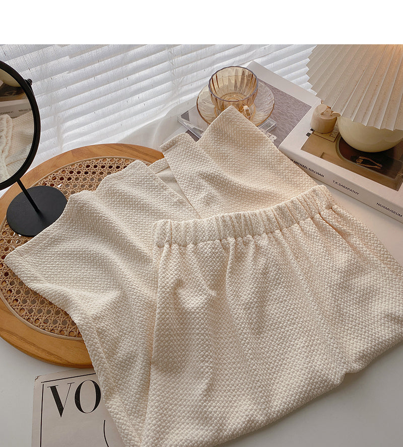 Elastic and versatile fashion temperament, thin split A-line skirt  5827