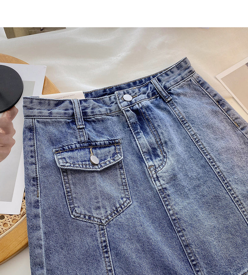 Korean minority design versatile casual light proof skirt  5611