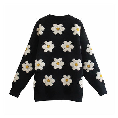 Lazy wind loose sweater thickened Pullover Sweater  7190