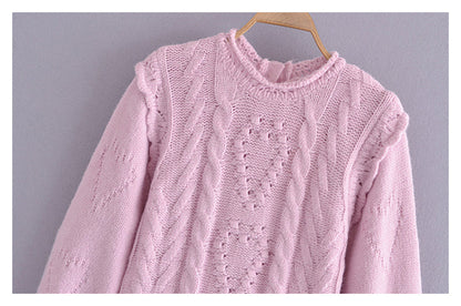 Vintage Palace Style Bubble Sleeve Sweater  7308