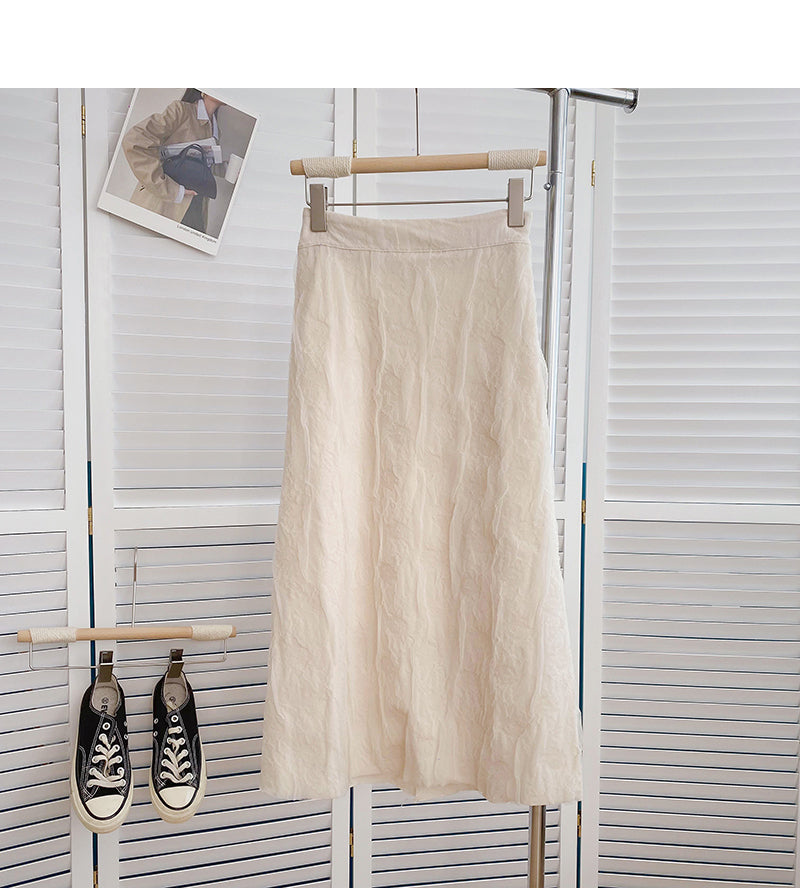 New Korean slim and gentle A-line dress  5808