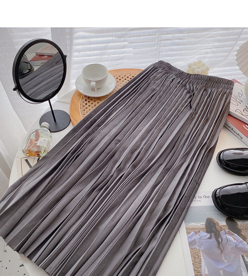 Vintage Port style high waist A-shaped skirt  5777