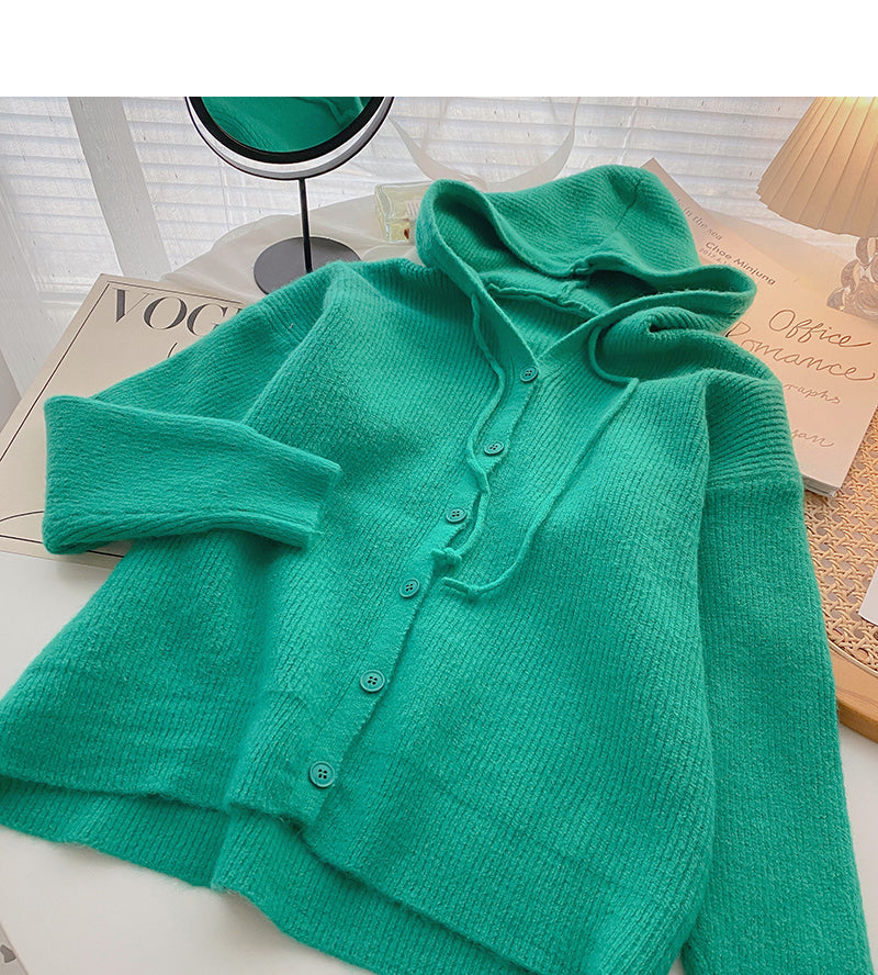 New Korean casual lazy long sleeve drawstring top  5911