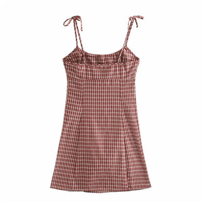 Split thin bandage suspender stitched dress sub skirt  7078