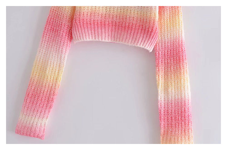 New foreign style waffle sweater jacket  7325