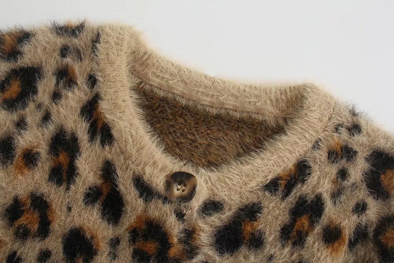 Versatile artificial fur effect sweater knitted coat  7353