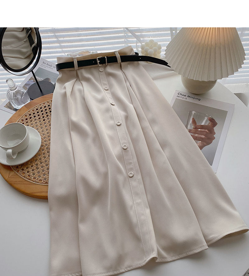 New fashion harbor style A-line mid length skirt  5725