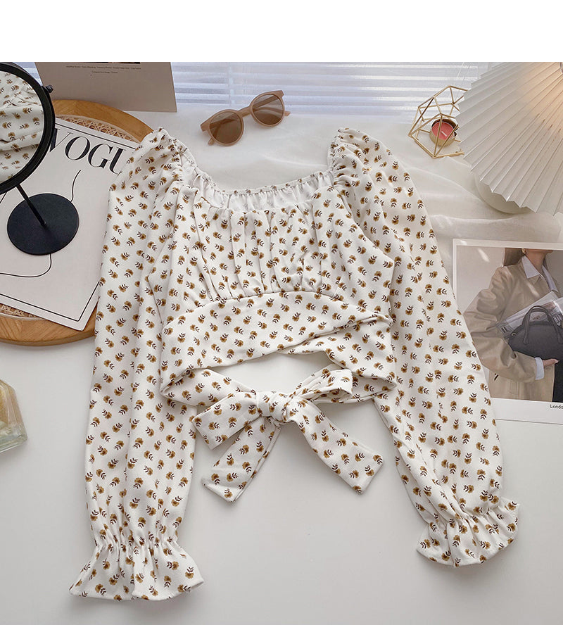 New Korean slim short bandage top  6349