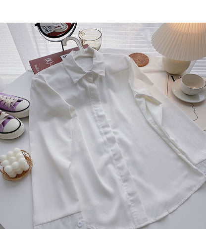 Casual outside with long sleeve top solid shirt  6262