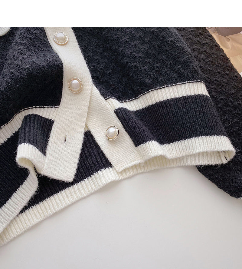 Slim and versatile color blocking long sleeve T-shirt  6076