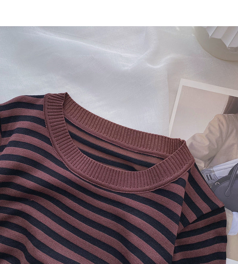 Design sense hollowed out long sleeve sweater  6477