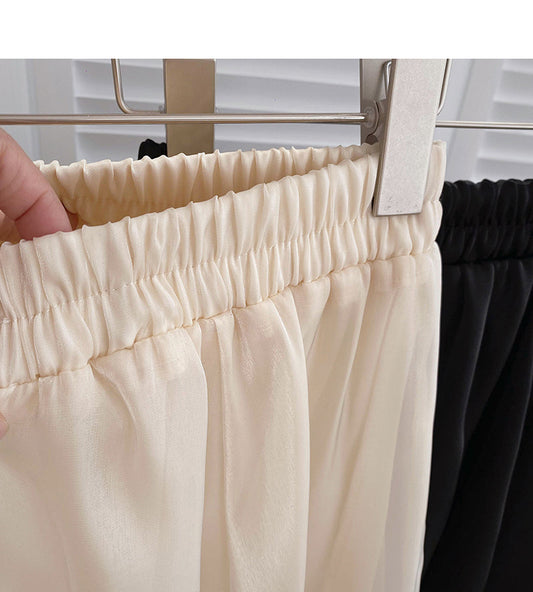 New foreign style gentle super fairy hanging high waist A-shaped skirt  5805