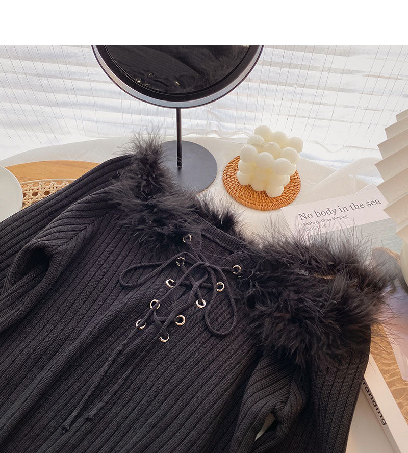 Solid short slim fit versatile long sleeve Pullover Top  6552