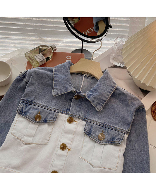 Hong Kong style fashion versatile short high waist coat  6217