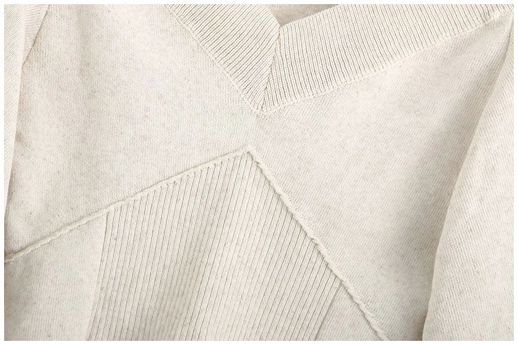 Bubble sleeve navel exposed Knitted Top slim pure color top  7179