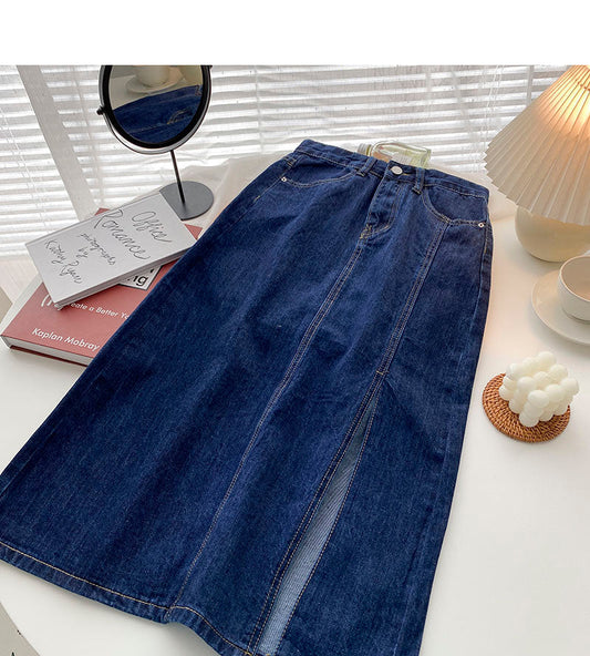 New Korean fashion port style casual A-line skirt  5711