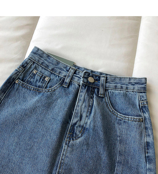 New slim, high waist, harbor style, medium length skirt  5684