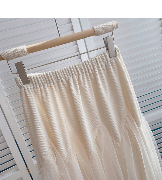 New Korean style Hong Kong Style slim A-line skirt  5809