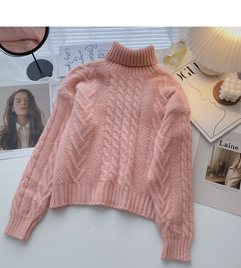 Korean version sweet foreign style age reducing loose Pullover Top  5988