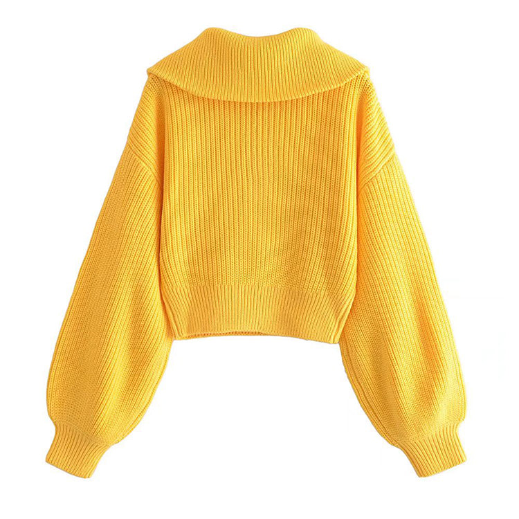 Versatile Half Zip high leader sweater  7342