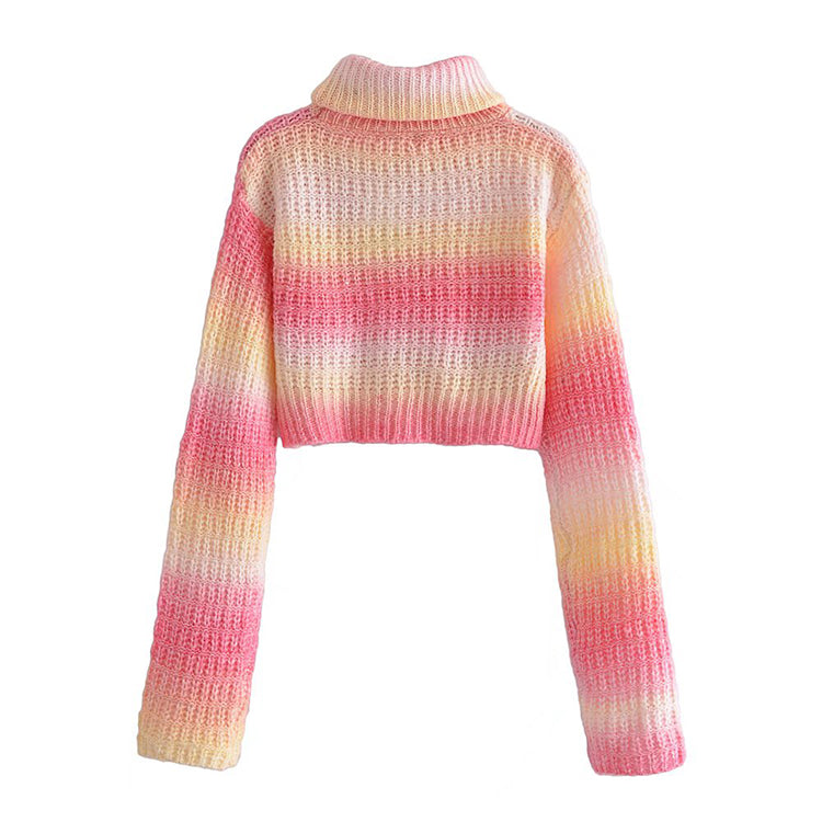 New foreign style waffle sweater jacket  7325