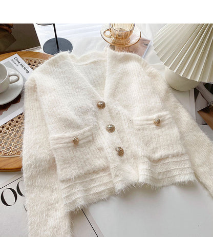 Imitation mink sweater Korean version gentle  6100