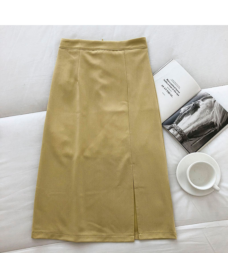 New Korean style slim retro skirt  5683