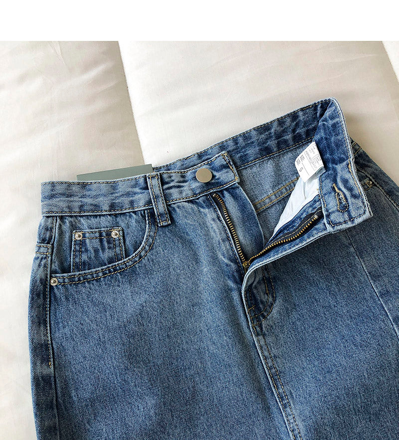 New slim, high waist, harbor style, medium length skirt  5684