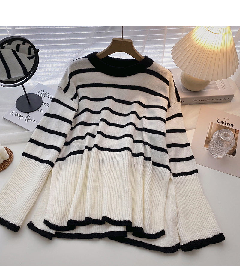 New Korean style simple round neck top  5923