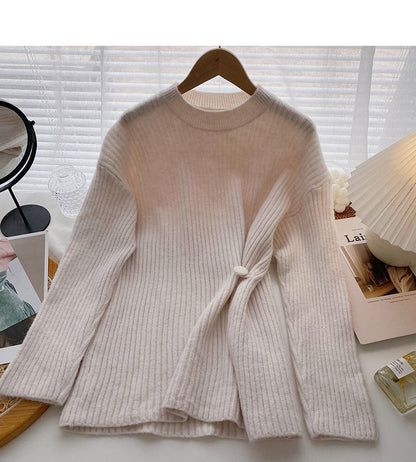 Korean minority design foreign style one button loose top fashion  5935