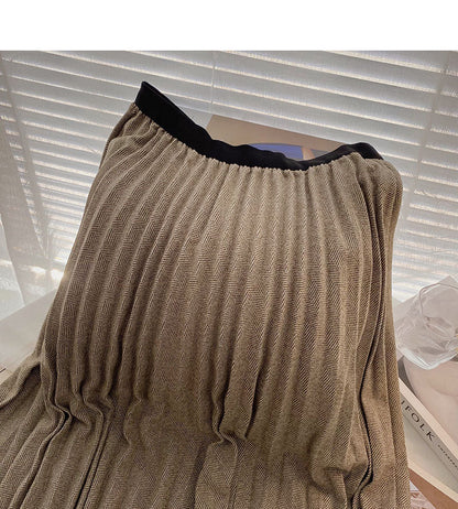 Korean minority design fashion shows the trend of thin skirt  5737