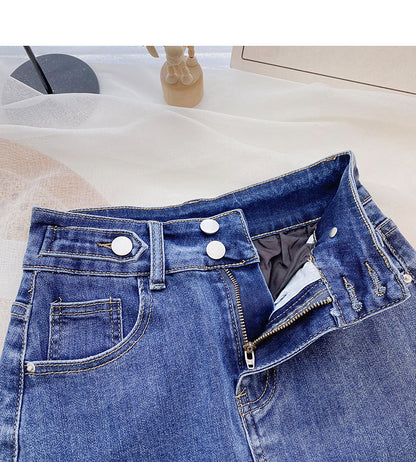 Korean versatile slim casual A-line skirt trend  5660