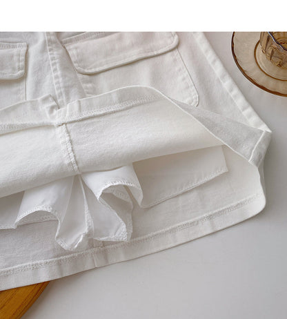 New Korean casual irregular slim skirt  5671
