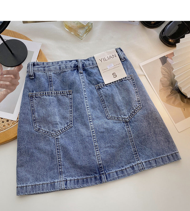 Korean minority design versatile casual light proof skirt  5611
