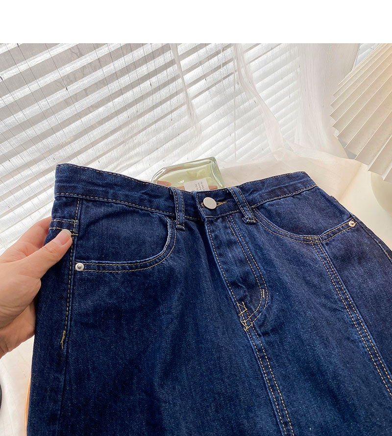 New Korean fashion port style casual A-line skirt  5711